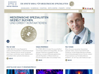 primomedico.com Webseite Vorschau