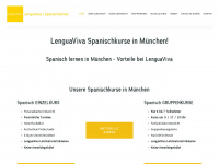 lenguaviva-spanischschule.de Webseite Vorschau