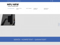 mpu-nrw.com Webseite Vorschau