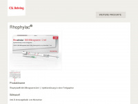 rhophylac.de Webseite Vorschau