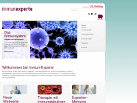 immun-experte.de Webseite Vorschau