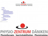 physio-daeniken.ch Webseite Vorschau