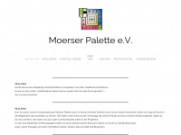 moerser-palette.de Webseite Vorschau