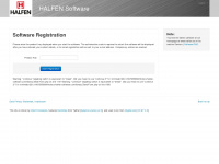 halfen-software.com Webseite Vorschau