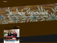 meringer-stubenmusi.de Webseite Vorschau