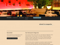 magnolia-restaurant.de Webseite Vorschau