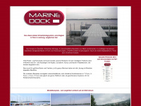 marinedock.de Webseite Vorschau