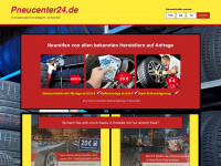 pneucenter24.de Webseite Vorschau