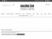 galeriazak.pl Webseite Vorschau