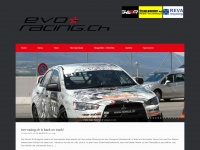 evo-racing.ch Webseite Vorschau