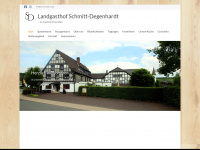 landgasthof-schmitt-degenhardt.de Webseite Vorschau
