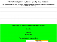 schuhe-günstig.com Webseite Vorschau