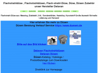 flachstrahldüse.com Webseite Vorschau
