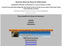 senioren-shop.eu Webseite Vorschau