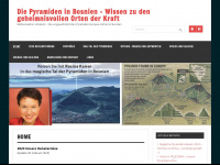 bosnische-pyramiden-reisen.com Webseite Vorschau