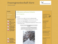 frauengemeinschafthorw.ch Webseite Vorschau