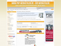 php-webkatalog.de Webseite Vorschau