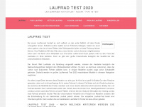 laufrad-testportal.de Webseite Vorschau