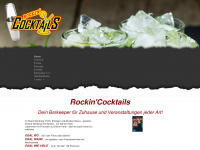 rockin-cocktails.de Webseite Vorschau