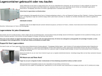 lagercontainer-24.de Webseite Vorschau