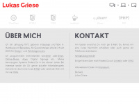 lukasgriese.de Webseite Vorschau