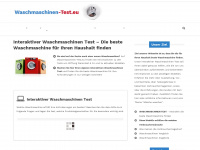 waschmaschinen-test.eu Webseite Vorschau