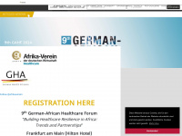 healthafrica.de Webseite Vorschau