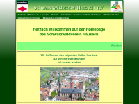 schwarzwaldverein-hausach.de Webseite Vorschau