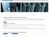 wlan-an-schulen.ch Webseite Vorschau