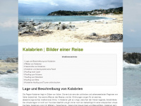 kalabrien-erleben.de Webseite Vorschau