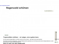 regenwald-schuetzen.org Webseite Vorschau