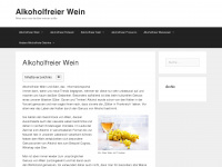 alkoholfreierwein.info Webseite Vorschau