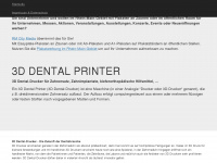 dental-printer.com Webseite Vorschau