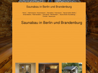saunabau-berlin.de Webseite Vorschau