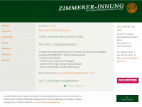 zimmererinnung-ffo.de Webseite Vorschau