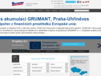 grumant.cz Webseite Vorschau
