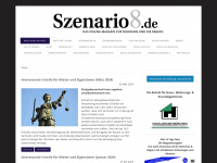 szenario8.de Webseite Vorschau