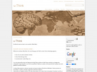 u-think.de Webseite Vorschau