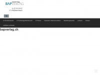 bapverlag.ch Webseite Vorschau