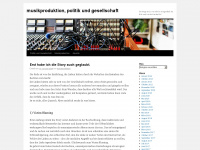 kunstproduktion.wordpress.com Webseite Vorschau