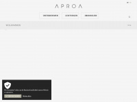 aproa.ch Webseite Vorschau