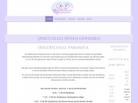 heilerschule-paramita.de Webseite Vorschau