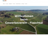 gewerbe-flaachtal.ch Webseite Vorschau