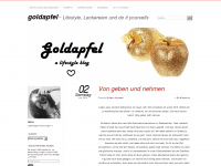 goldapfelblog.wordpress.com Webseite Vorschau