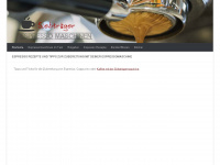 siebtraeger-kaffeemaschine.de Webseite Vorschau