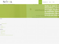 nova-personal.de Webseite Vorschau