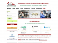 jobs24-versorgungstechnik.de Webseite Vorschau