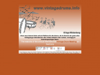 vintagedrums.info Webseite Vorschau
