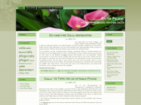 calla-pflege.de Webseite Vorschau