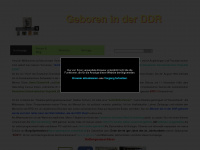 born-in-gdr.com Webseite Vorschau